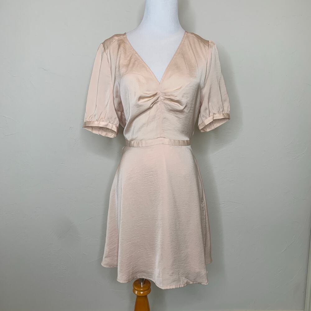 Avec Les Filles Blush Pink Midi Dress